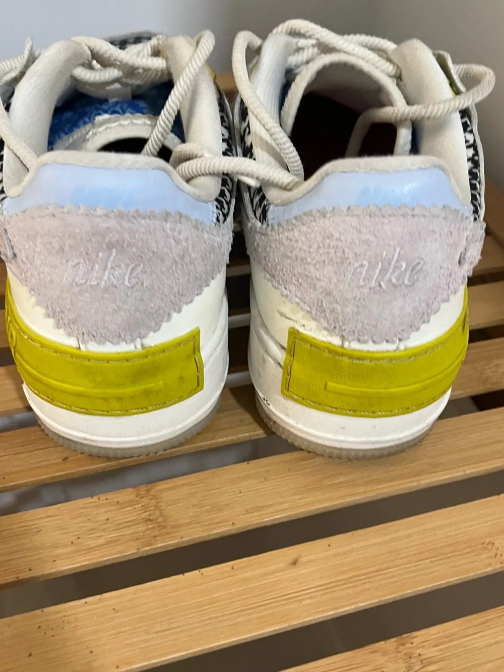 Nike Air Force 1 Shadow 'Patchwork' sneakers, size 8